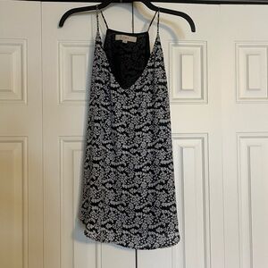 LOFT Black and White Floral Women's Top